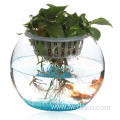 wholesale clear large small round glass fish bowl